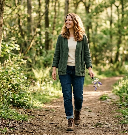 Procházka v ranním světle – pohyb jako součást dne